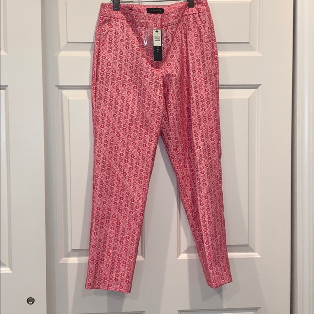 NEW Talbots Pink Printed Pants